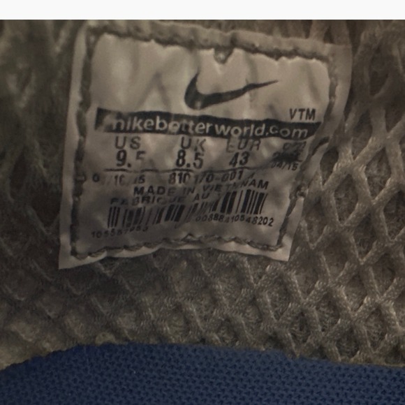 Nike Air Max‎ 90 Better World Mesh Running Shoes Sneakers Gray Sz 9.5 810170-001 - Picture 4 of 7